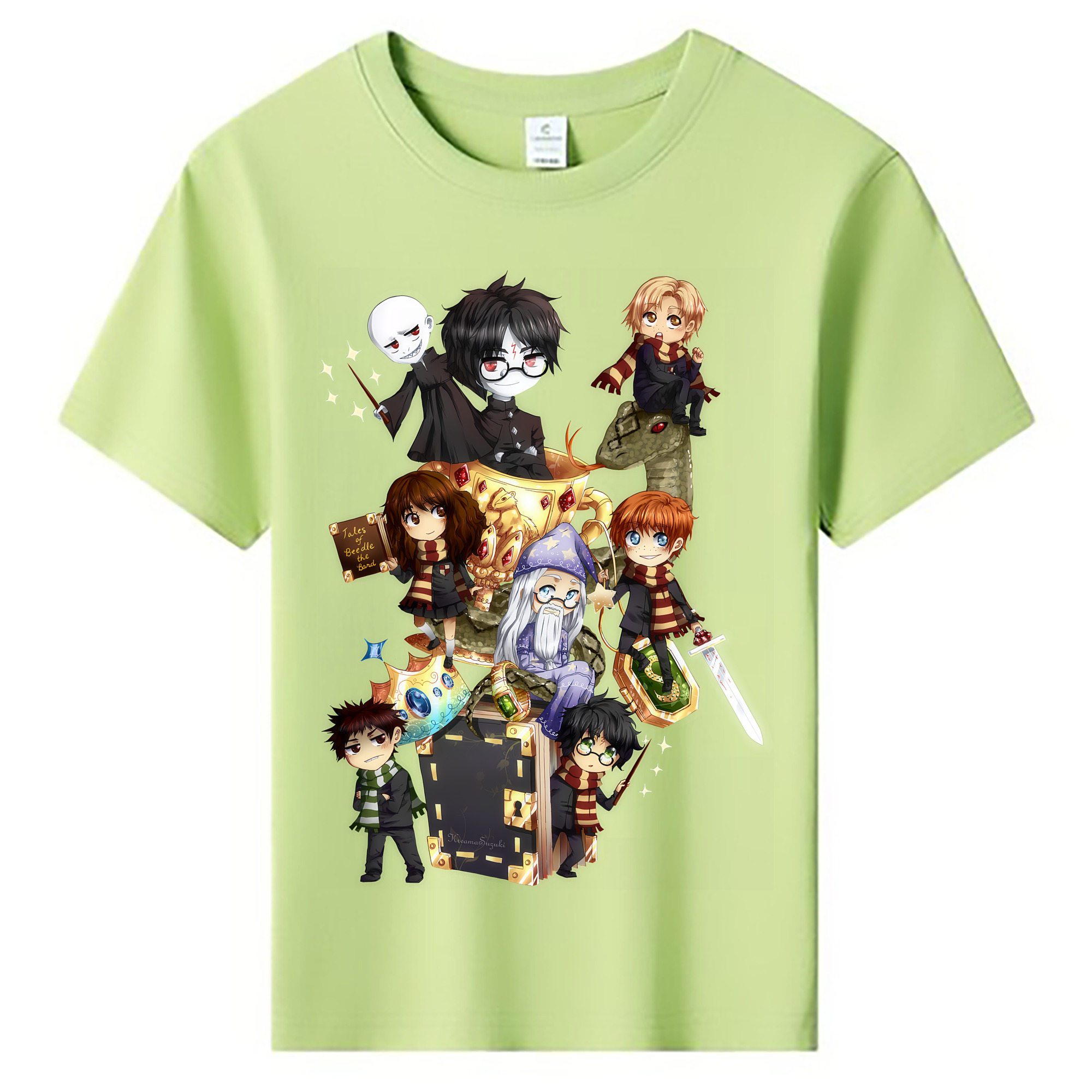 （画像用） Harry Potter ハリー・ポッターシリーズ 綿100％キッズTシャツ（フロントプリント）